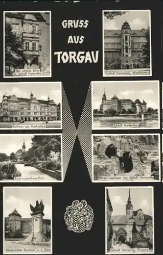 Torgau Torgau Schloss Hartenfels Wendelstein Rosa Luxemburg Platz Baerenfreigehege Sowjetisches Denkmal  x / Torgau /Nordsachsen LKR