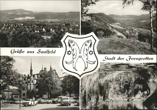 Saalfeld Saale Saalfeld Saale Rathaus Feengrotte * / Saalfeld /Saalfeld-Rudolstadt LKR