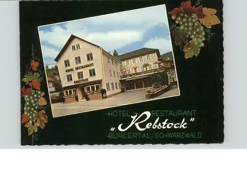 Buehlertal Buehlertal Schwarzwald Baden-Baden Hotel Restaurant Rebstock * / Buehlertal /Rastatt LKR