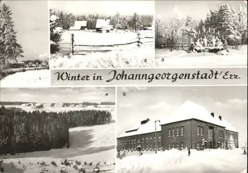 Johanngeorgenstadt Johanngeorgenstadt Ferienheim der IG-Wismut Schwibbogen Schwefelwerk Kulturhaus Karl-Marx x / Johanngeorgenstadt /Erzgebirgskreis LKR