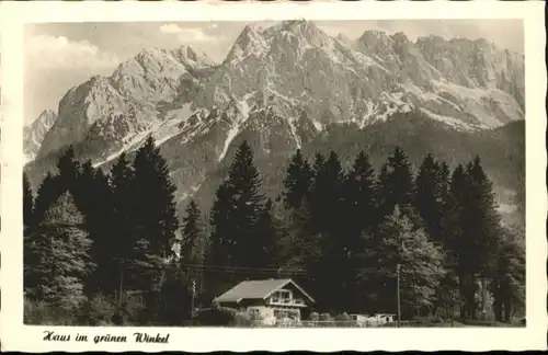 Grainau Grainau [Stempelabschlag] Haus im gruenen Winkel x / Grainau /Garmisch-Partenkirchen LKR