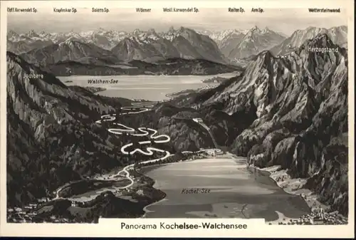Kochel See Kochel See Walchensee * / Kochel a.See /Bad Toelz-Wolfratshausen LKR