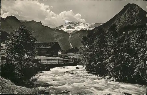 hw00111 Adelboden BE Im Boden Wildstrubel Fizer Engstligen Engstligenfaelle Kategorie. Adelboden Alte Ansichtskarten