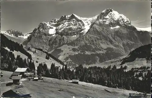 hw00308 Adelboden BE Schermtanne Kategorie. Adelboden Alte Ansichtskarten