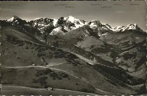 hw00345 Adelboden BE Hahnenmoos Pass  Kategorie. Adelboden Alte Ansichtskarten