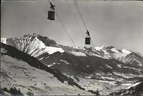 hw00506 Adelboden BE Luftseilbahn Unterbirg Engstligenalp Kategorie. Adelboden Alte Ansichtskarten