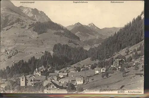 hw01173 Adelboden BE Panorama Kategorie. Adelboden Alte Ansichtskarten