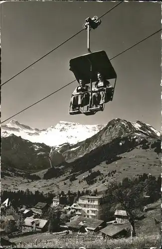 hw01463 Adelboden BE Sesselbahn Kategorie. Adelboden Alte Ansichtskarten