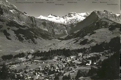 hw01467 Adelboden BE Gesamtansicht Kategorie. Adelboden Alte Ansichtskarten