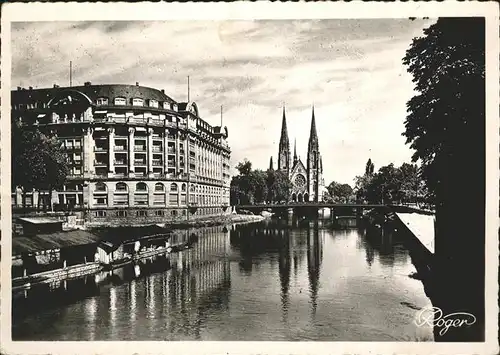 Strasbourg Elsass Eglise Saint Paul Bruecke Kat. Strasbourg