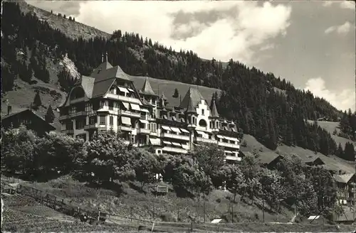 hw12331 Adelboden BE Hotel National Kategorie. Adelboden Alte Ansichtskarten