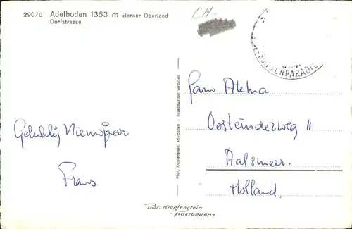 hw12658 Adelboden BE Dorfstrasse Kategorie. Adelboden Alte Ansichtskarten
