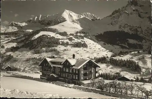 hw14055 Adelboden BE Hotel Pension Alpenruhe Kategorie. Adelboden Alte Ansichtskarten