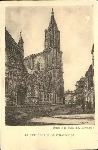 Strasbourg Elsass Cathedrale de Strasbourg Kat. Strasbourg