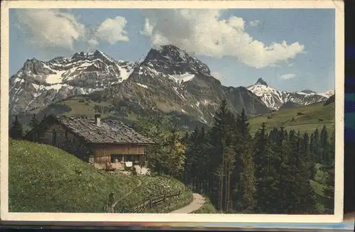 hw17178 Adelboden BE Weg nach Schemlanne Kategorie. Adelboden Alte Ansichtskarten