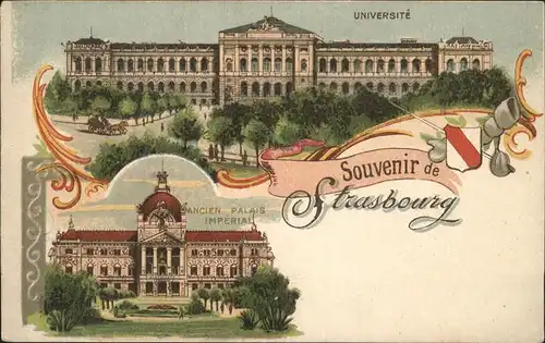 Strasbourg Elsass Universite Palais Imperial Kat. Strasbourg