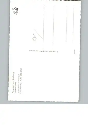 Travemuende Ostseebad Haus Kolberg / Luebeck /Luebeck Stadtkreis