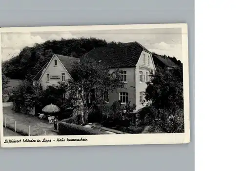 Schieder Gasthaus Haus Sonnenschein / Schieder-Schwalenberg /Lippe LKR