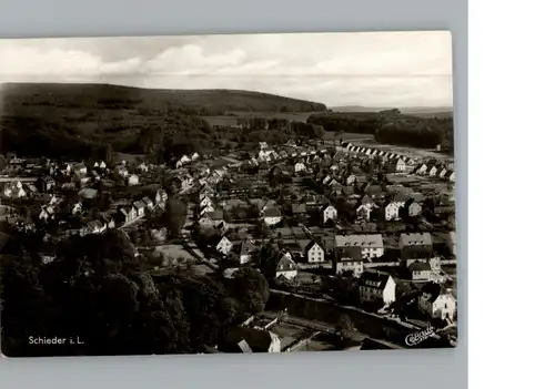 Schieder Luftaufnahme / Schieder-Schwalenberg /Lippe LKR