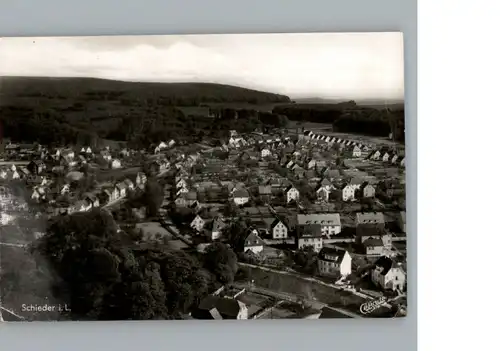 Schieder Luftaufnahme / Schieder-Schwalenberg /Lippe LKR