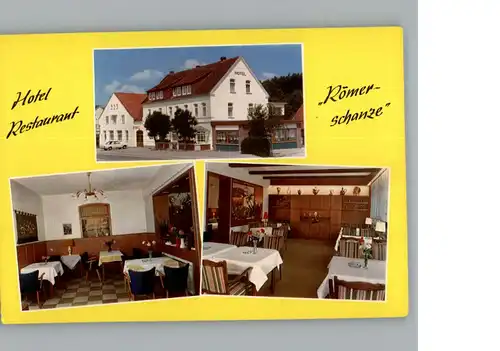 Schieder Hotel - Restaurant Roemerschanze / Schieder-Schwalenberg /Lippe LKR