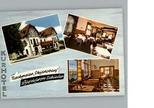 Schieder Kurhotel Skidrioburg / Schieder-Schwalenberg /Lippe LKR