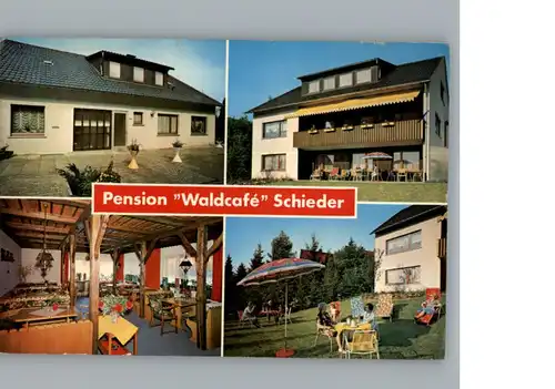 Schieder Pension Waldcafe  / Schieder-Schwalenberg /Lippe LKR