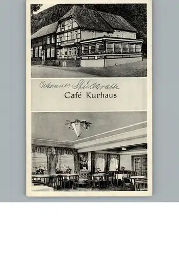 Wieda Cafe zur gruenen Tanne / Wieda /Osterode Harz LKR