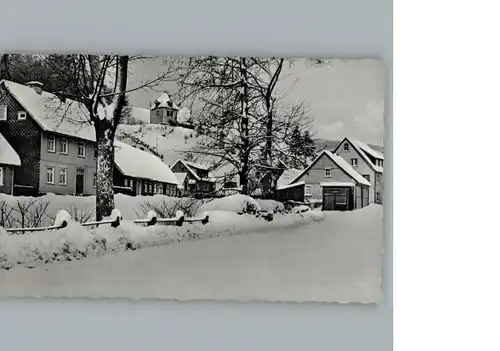 Wieda Winterkarte / Wieda /Osterode Harz LKR