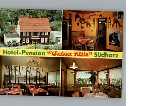 Wieda Hotel-Pension "Wiedaer Huette" / Wieda /Osterode Harz LKR