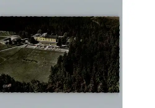 Wieda Luftaufnahme Berghotel Stoeberhai / Wieda /Osterode Harz LKR
