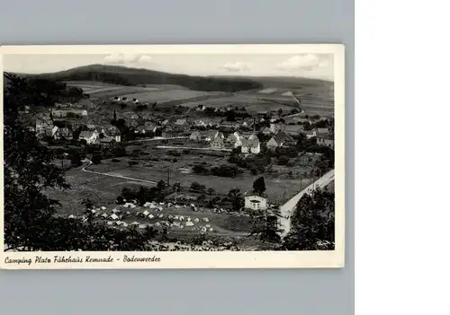 Bodenwerder Campingplatz Faehrhaus Kemnade / Bodenwerder /Holzminden LKR