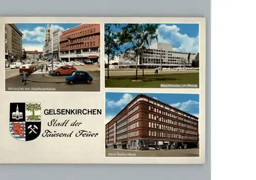 Gelsenkirchen Neumarkt, Hans-Sachs-Haus, Musiktheater / Gelsenkirchen /Gelsenkirchen Stadtkreis
