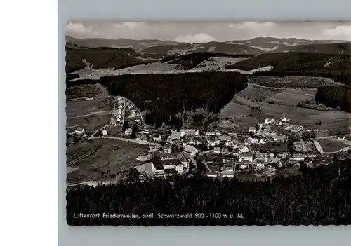 Friedenweiler Fliegeraufnahme / Friedenweiler /Breisgau-Hochschwarzwald LKR