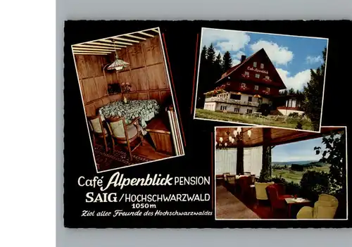 Saig Schwarzwald Cafe, Pension Alpenblick / Lenzkirch /Breisgau-Hochschwarzwald LKR