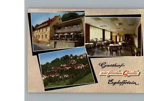 Egloffstein Gasthof, Pension Zur frischen Quelle / Egloffstein /Forchheim LKR