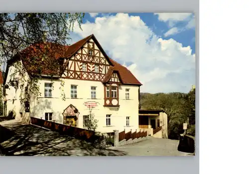 Streitberg Oberfranken Alte Kurhausbrennerei Histor Pilgerstube / Wiesenttal /Forchheim LKR