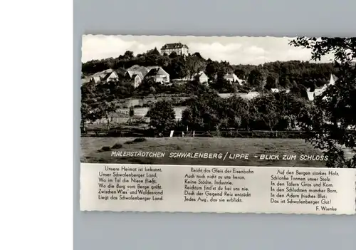 Schwalenberg  / Schieder-Schwalenberg /Lippe LKR