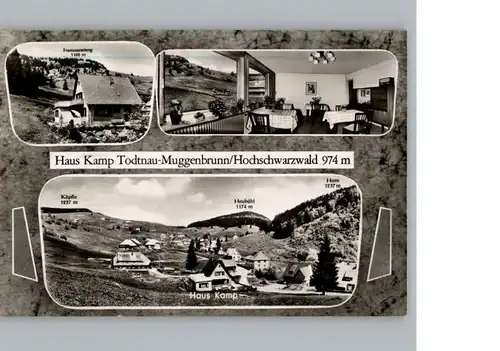 Todtnau Gasthof Haus Kamp / Todtnau /Loerrach LKR