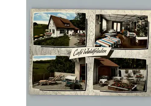 Bad Peterstal-Griesbach Cafe Restaurant Waldfrieden / Bad Peterstal-Griesbach /Ortenaukreis LKR