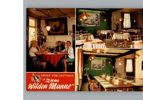 Wildemann Gasthaus Zum Wilden Manne / Wildemann Harz /Goslar LKR