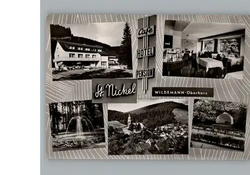 Wildemann Cafe - Hotel - Pension St Nickel / Wildemann Harz /Goslar LKR