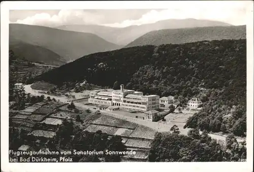 Bad Duerkheim Flugaufnahme Sanatorium Sonnwende Kat. Bad Duerkheim