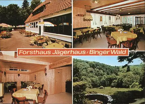Bingen Rhein Forsthaus Jaegerhaus Stadtwald Kat. Bingen am Rhein
