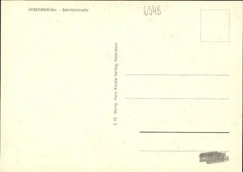 Herborn Hessen Bahnhofstrasse / Herborn /Lahn-Dill-Kreis LKR