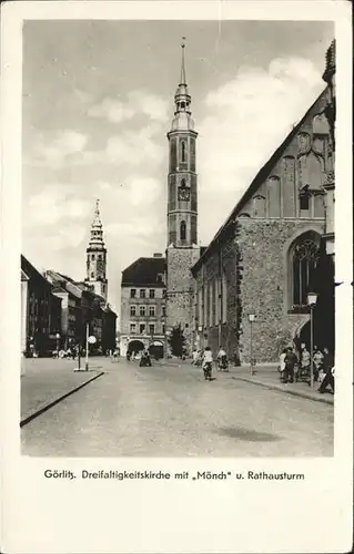 Goerlitz Sachsen Dreifaltigkeitskirche Moench / Goerlitz /Goerlitz LKR