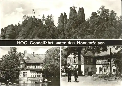 Jonsdorf HOG Gondelfahrt Nonnenfelsen Kat. Kurort Jonsdorf