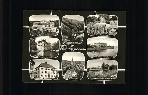 Bad Rappenau Rathaus Vulpius-Klinik Kraichgau-Sanatorium Kat. Bad Rappenau