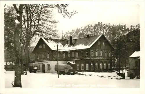 Jonsdorf Hotel Gondelfahrt Nonnenfelsen Kat. Kurort Jonsdorf