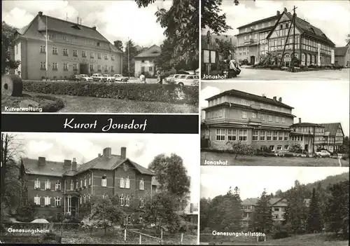 Jonsdorf Jonashof Genesungsheim Kat. Kurort Jonsdorf